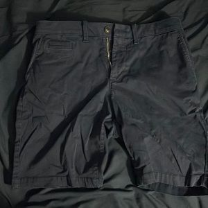 Navy Blue Express Shorts 33 Waist Slim Fit Flex